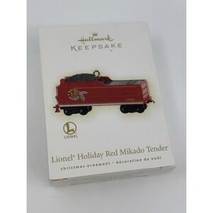 Hallmark Keepsake Lionel Trains 2009 - Holiday Red Mikado Tender New